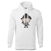 Da Oid Sinzer Grundfiguren Sweatshirt Hoody Herren Weiss Reikering Front